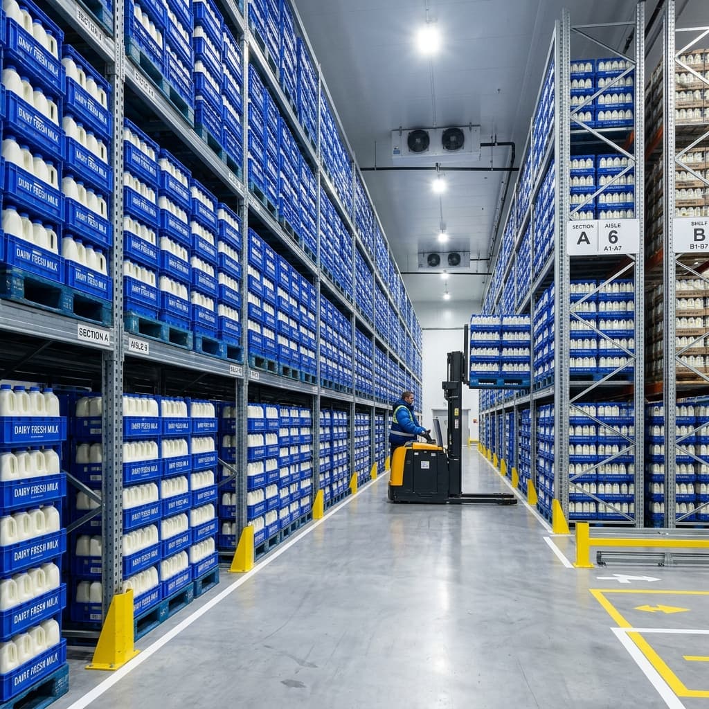 Large-Scale Dairy Cold Warehouse